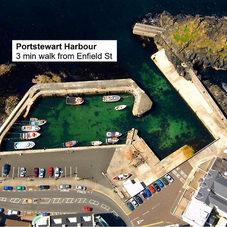 Enfield Street House Behind Portstewart Promenade With Partial Sea View From Front 3 Bed Sleeps 7 Vila Exterior foto